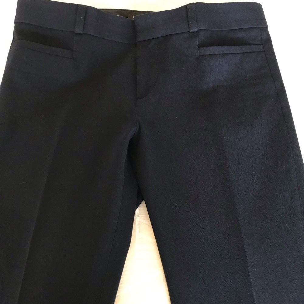 Banana Republic women’s slacks. Navy and Plaid. Like new. Barely worn.